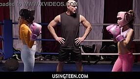 In one sizzling sex scene, there is implied sexual abuse of a young boxer by his coach
