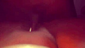 Black big booty girl pumping her big ass while in doggystyle position