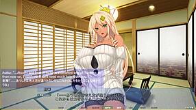 This animated erotic visual novel is a direct sequel to the private life of the Akumeru family and this episode presents Asaka and her big bust