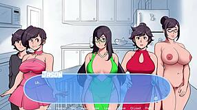 Chucking and jugs in a sexy scene