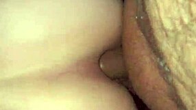 Rigid dildo object penetration of the ass region