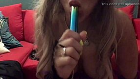 Delightful lay session with a tiny teen and her butt plug