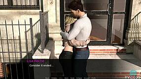 Makeout with a sexy blonde woman
