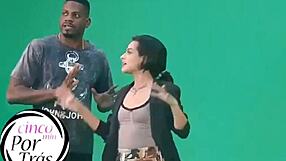 Interracial MILFs go wild in a provocative tattoo inspired scene