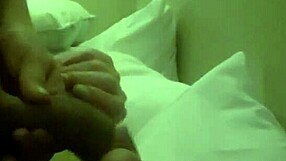 Man ejaculates on Vanessa’s hand while she is giving him a handjob