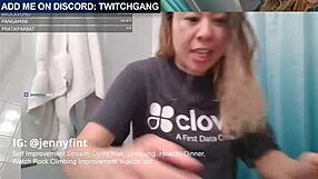 German streamer reveals nipple while showing breasts on a live stream without realizing it