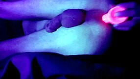 Anal sex and stuffing a hard vibrating cock and pussy and cumming