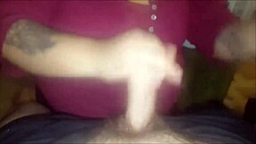 POV blowjob with a beautiful fat lady