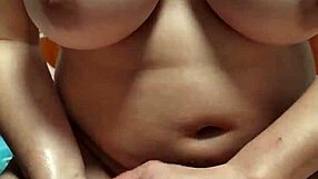 Licking her juices I give Emma a handjob with titjob and pussy in a homemade video