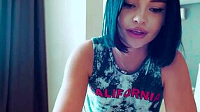 Step up the excitement of a Latina cam girl wearing provocative lingerie