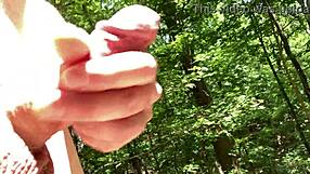 Erectile flesh tease in masturbation to climax