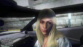 Personal interaction with an escort in GTA 5 in a car