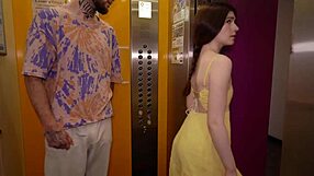 Orgasms and passionate nights with a hot slut in the elevator