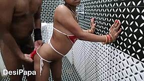 A husband’s lewd scene with wife in the bathroom where he takes off her clothes and even ravages her