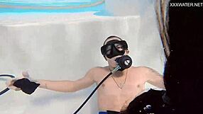 Underwater orgy with Eva Sasalka and her boyfriend