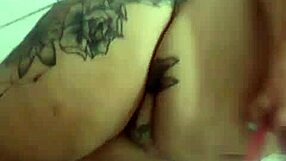 A married woman Mary Butterfly in a passionate shower scene