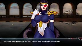 Experience the hot sex of Dragon Ball with a hot MILF having a incredibly deep blowjob in this anime game parody