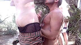 Sex in public area and cum eating among gay men