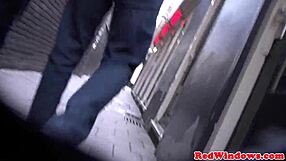 European mature’s tits naturally shaking when fucking tourist’s cock