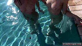 Teen’s shower time becomes rather perverse with too many perverted playing partners