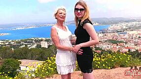 Watch as Eva has a rather naughty interaction with young Lyna in the first part of this scene