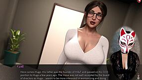 Boss’s sexual harassment in placing and fondling her big bosomed cosplayer in a workplace environment