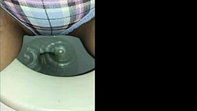 Hot shaving and urinating with a sexy European girlfriend