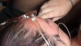 British mature wife seduces and sucks cock in car park before they almost get caught