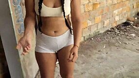 Outdoors nude petite mature wife spreads skinny legs for a large dickuseRal|human2|a tiny woman pumps a massive penis when her man is not around