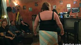 Raunchy bigtit sexy babes in a hot pub sex party