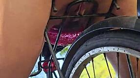 Full nude video stream of myself pissing, masturbating on a bicycle, fiddling a buttplug, and twerking my bare behind in a photo share