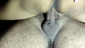 Sparing a gorgeous girl’s pink pussy a squirt