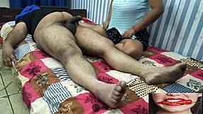 For 2020, an Indian nurse fakes it and jerks off a guy while seductively massaging him