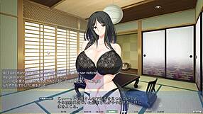 Iroha’s guilty indulgence on the erotic visual novel of Akumeru family