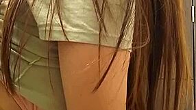 College girls show off their bodies in public