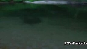 A homemade video of River and Doggystyle sex in the woods
