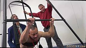 Straight and gay men work together in this erotic movie.
