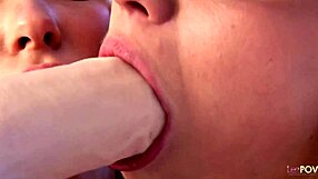 Double dildo fun with anal sex and oral sex in lesbian relationship