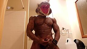 Hallelujah Johnson is back with his big black cock in the forest.