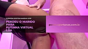 VR slut who is balds and has a big ass seduces her husband.