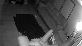 A bisexual milf has sex with herself on the couch that i have.