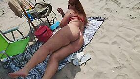 I am at the beach and I am in control and ready to show off