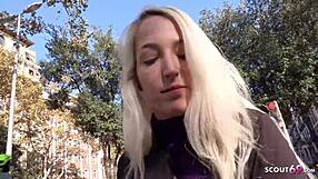 Big tits Latina MILF seduces German scout for sex