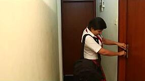 A neighbor who is a cheat in a short movie