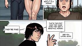 Muscular housewife teaches virgin a wild and kinky lesson