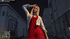 Grand Theft Auto V - Hooker in action in a car