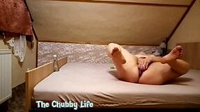 The wife’s wet orgasm as a gift to her husband
