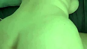 Big tits bouncing during a hardcore toy session