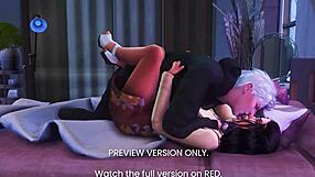 3D animated hentai with a playful theme, preview available