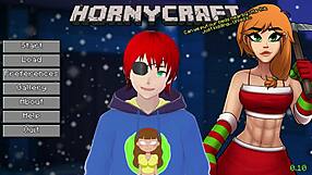 Golden bikini makes our girl even more horny in this hentai game